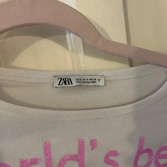 Worlds Best Ex Girlfriend Glitter Pink Baby Tee - Picture 5 of 5